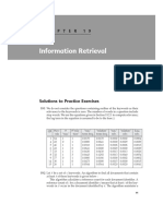 Information Retrieval: Solutions To Practice Exercises