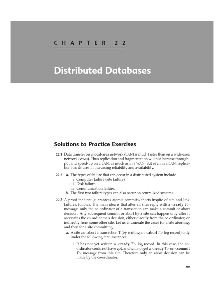 Implementing Distributed Database Solutions | PDF | Transmission ...