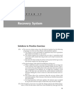 Recovery System: Solutions To Practice Exercises