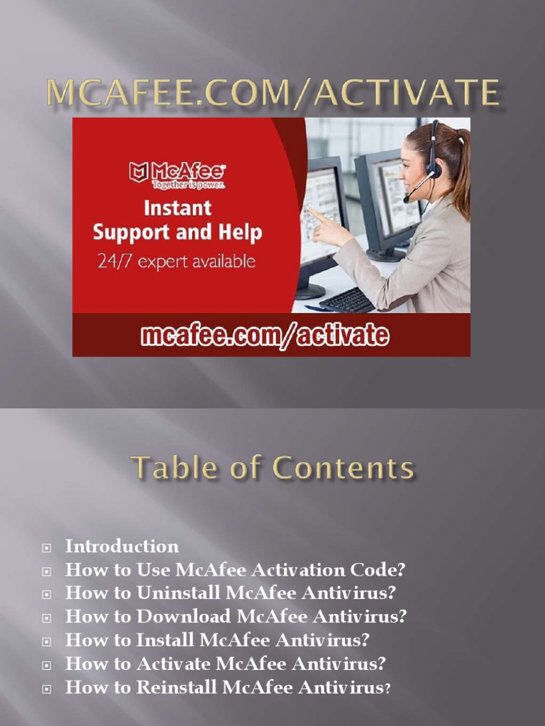 Mcafee Activate Pdf