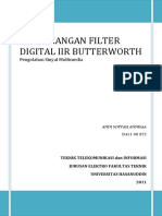 RANCANGAN FILTER DIGITAL IIR BUTTERWORTH