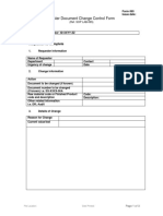 Form-365 Master Document Change Control Form