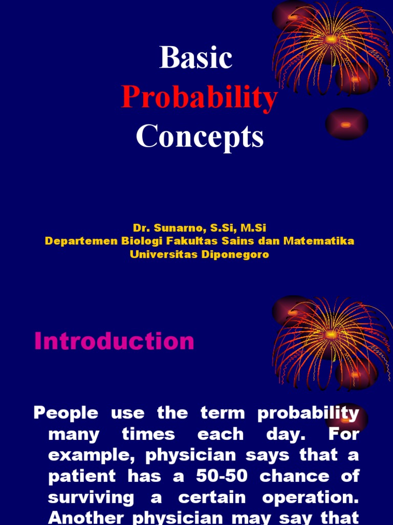 Understanding Basic Probability Concepts | PDF | Probability ...