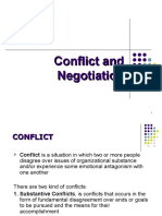 Conflict & Negotiation