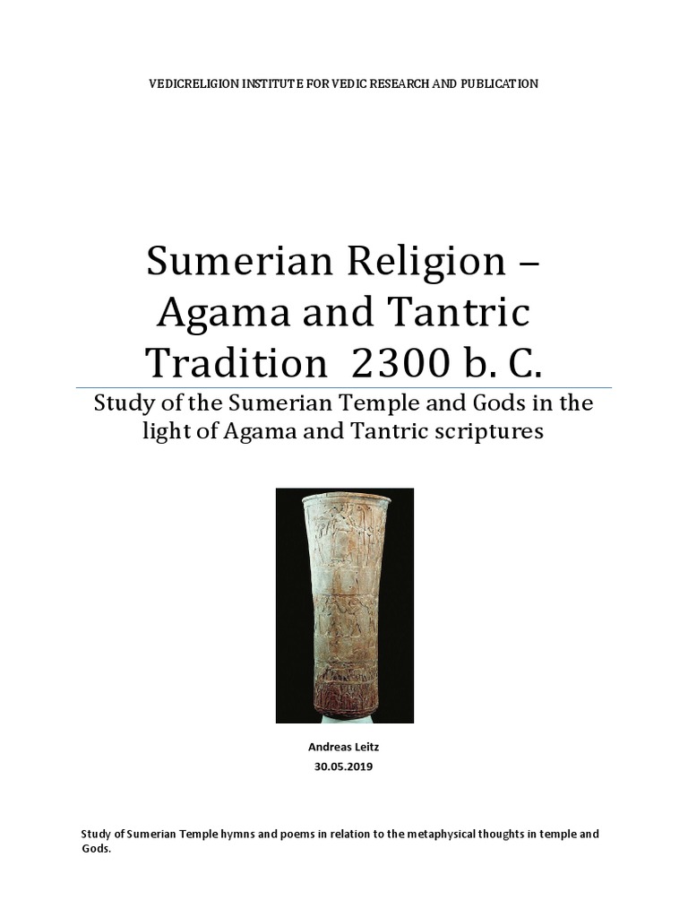 Sumerian Religion Agama And Tantric Tr Pdf Tantra Sikhism