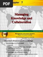 Managing Knowledge and Collaboration