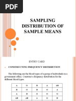 Sampling Distribution of Sample Means (Gorospe)