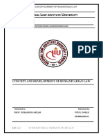 Development of Humanitarian Law