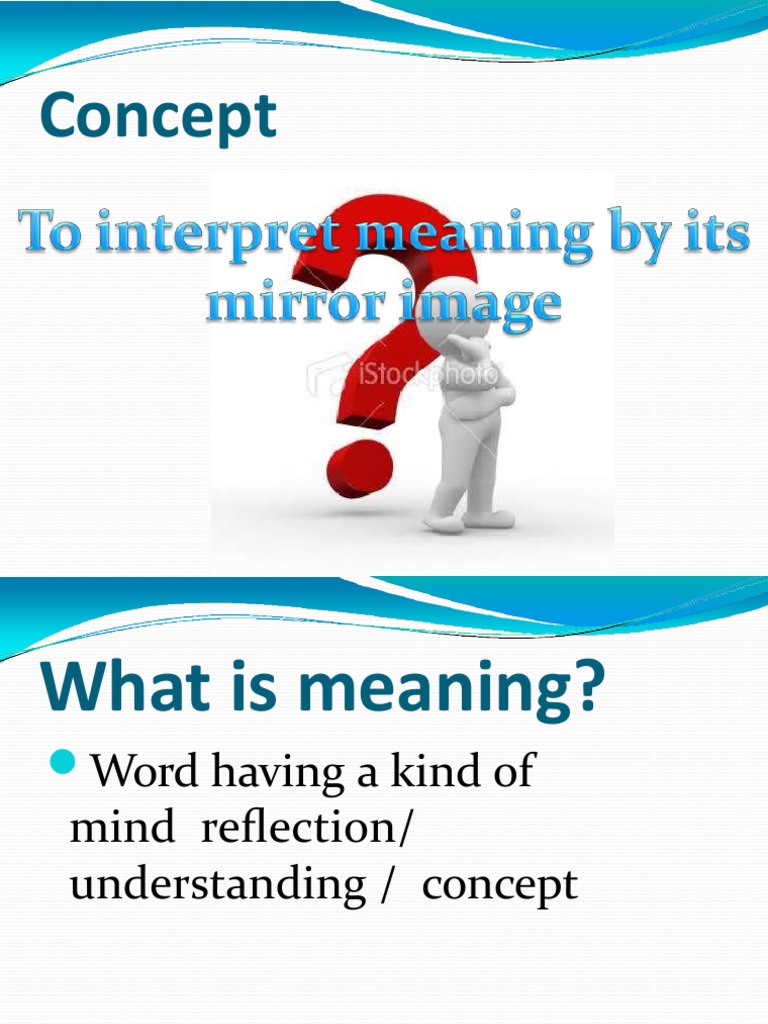 Concept | PDF | Symbols | Concept