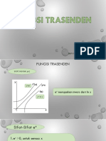 Matematika - FUNGSI TRASENDEN