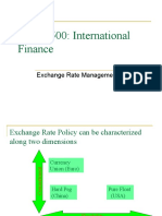 Exchange Rate Management