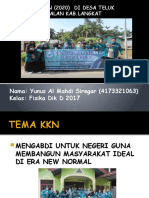 Yunus Siregar - PPT Laporan KKN 2020