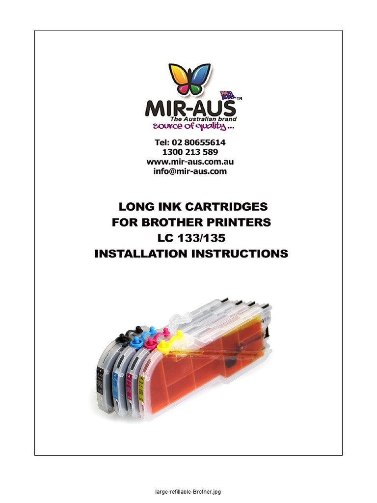 Large Refillable Brother | PDF