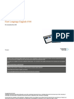 Scheme of Work: Cambridge IGCSE First Language English 0500