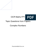 FP1 Complex Numbers PDF
