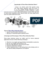 What Is The Working Principle of Three Phase Induction Motor?
