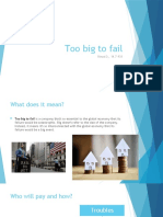 What does "too big to fail