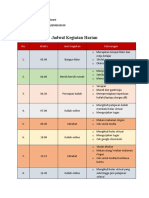 Jadwal Keseharian