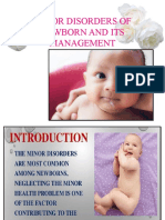 Minor Disorders of Newborns and Management