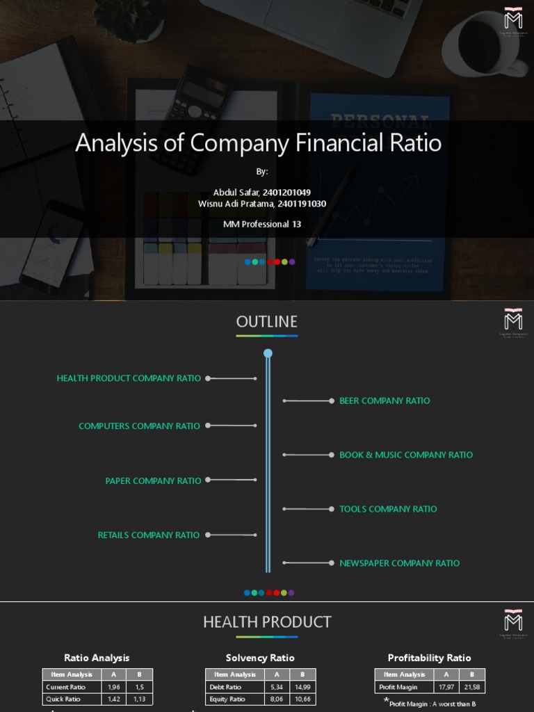 Financial Ratio Analysis Report | PDF | Dividend | Equity (Finance)