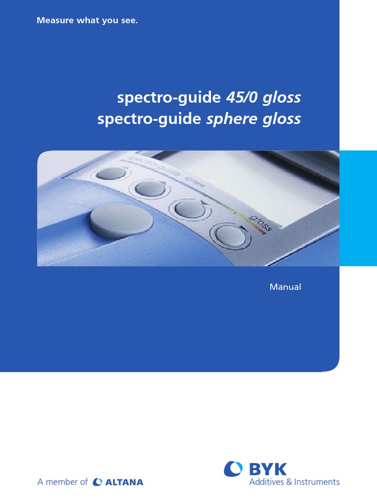 SpectroGuide Manual 250020858 0902 PDF Menu Mean