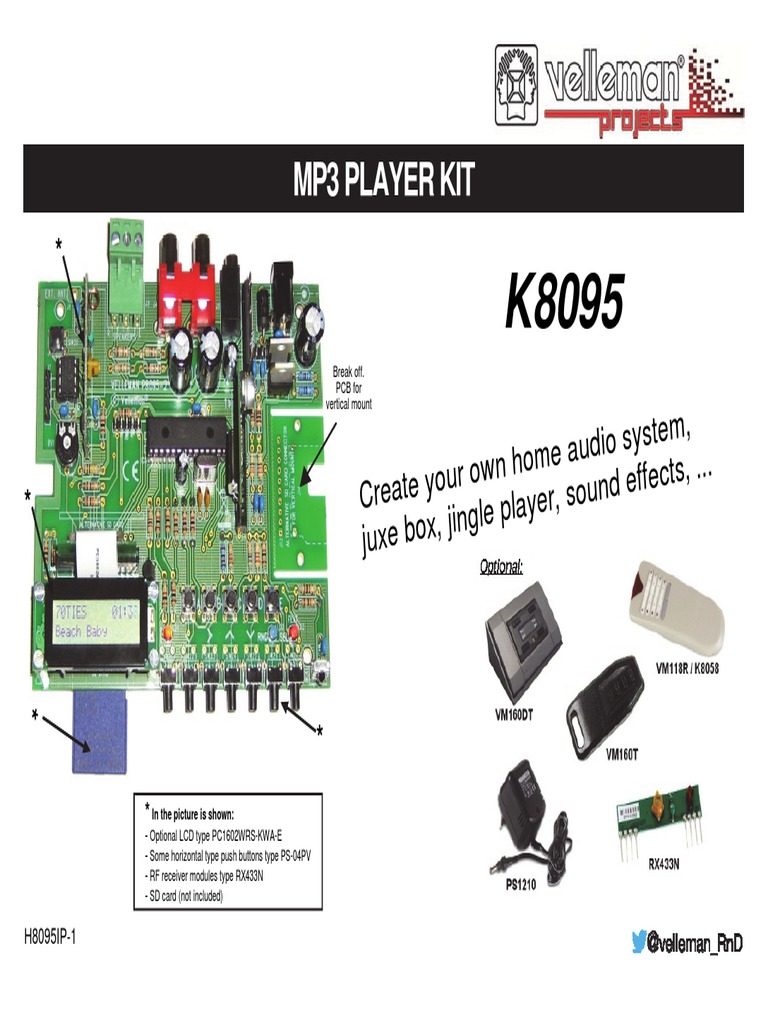 Illustrated Assembly Manual k8095 | PDF | Printed Circuit Board ...