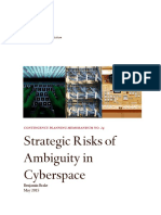 Strategic Risks of Ambiguity in Cyberspace