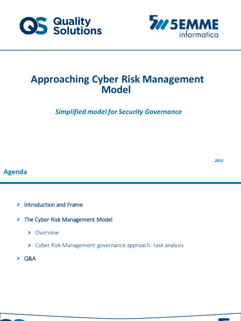 Cyber Risk Management | PDF | Risk Management | Threat (Computer)