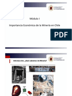 Clases Módulo I. Introducción e Importancia Económica de La Minería en Chile PDF