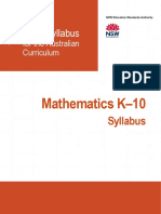 Mathematics K 10 Syllabus 2012 PDF