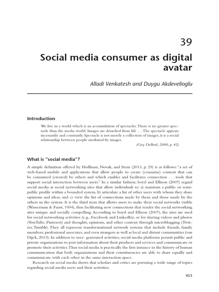 Social Media Consumer Culture | PDF | Social Media | Popular Culture ...