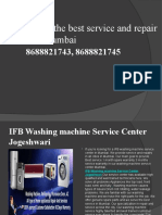 IFB One of The Best Service and Repair Center in Mumbai