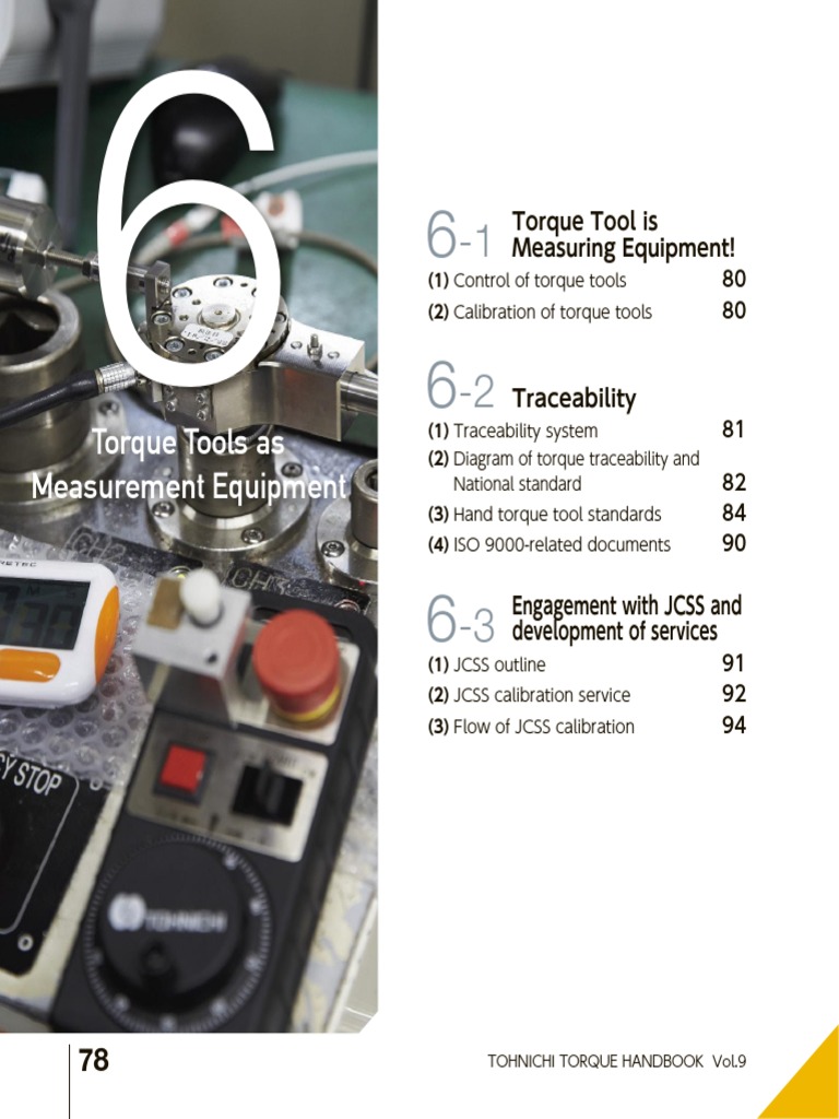 Torque Tools Measurement & Calibration Guide | PDF | Calibration ...