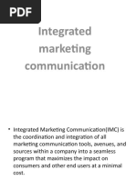 Integrated Marketing Communication