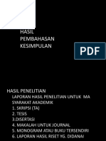 Hasil, Pembahasan, Kesimpulan