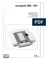 Sonopuls 490-491 User Manual