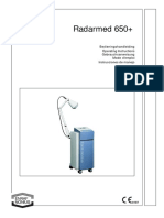 Enraf Nonius Radarmed 650 - User Manual PDF