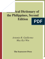 Historical Dictionary of The Philippines 2nd Edition PDF