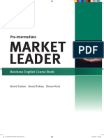 New Market Leader 3rd Edition Pre-Intermediate Busines English Course Book PDF