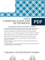 Data Communication and Networking: VLSM and Routing by Mr. Chishala G
