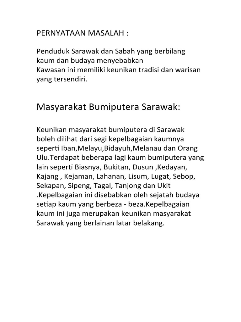 Pernyataan Masalah