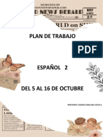 Español Plan de Trabajo 3 Eu