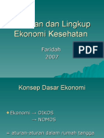 Batasan Dan Lingkup Ekokes