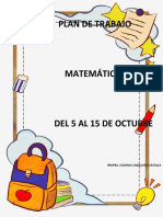 Matemáticas Plan de Trabajo 3 Eu