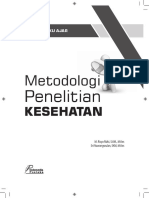 PDF Buku Ajar Metodologi Penelitian Kesehatan DD - PDF