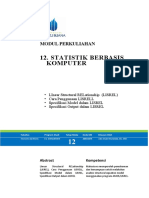 Modul 12 - Statistik Berbasis Komputer