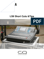 LS9 Short Cuts &tips: Using Steinberg Cubase 4 or Nuendo 4