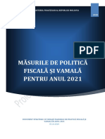 Politica Fiscală Și Vamală Pentru 2021