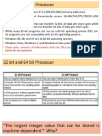 32 Bit and 64 Bit Processor