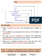 Else If Ladder (Format)